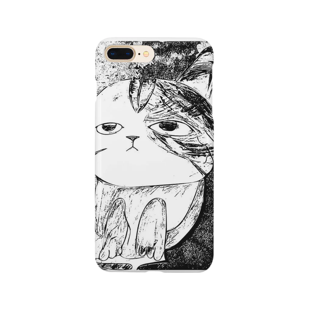 うっちゃん堂のなんとも言えない表情の子猫ちゃん Smartphone Case