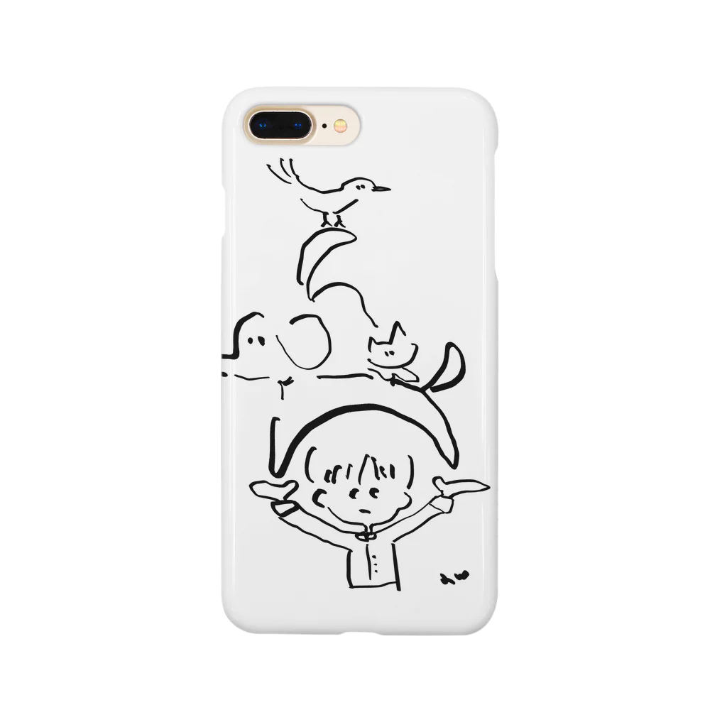 はなみずティッシュの動物とひと Smartphone Case