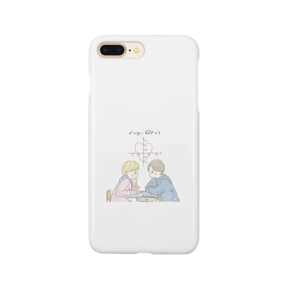 taco's SHOPのハートの数式 Smartphone Case