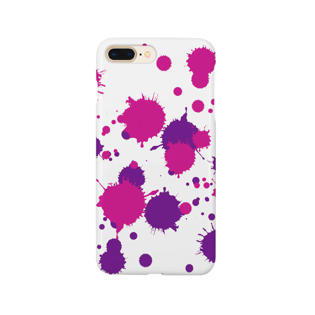 MAGENTA INFINITYのピンク紫のしぶき Smartphone Case