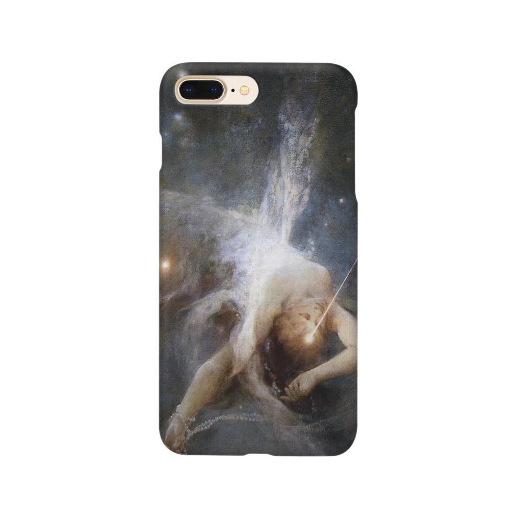 世界の絵画アートグッズのウィトルフ・プルツコウスキー《Falling Star》1884年 Smartphone Case