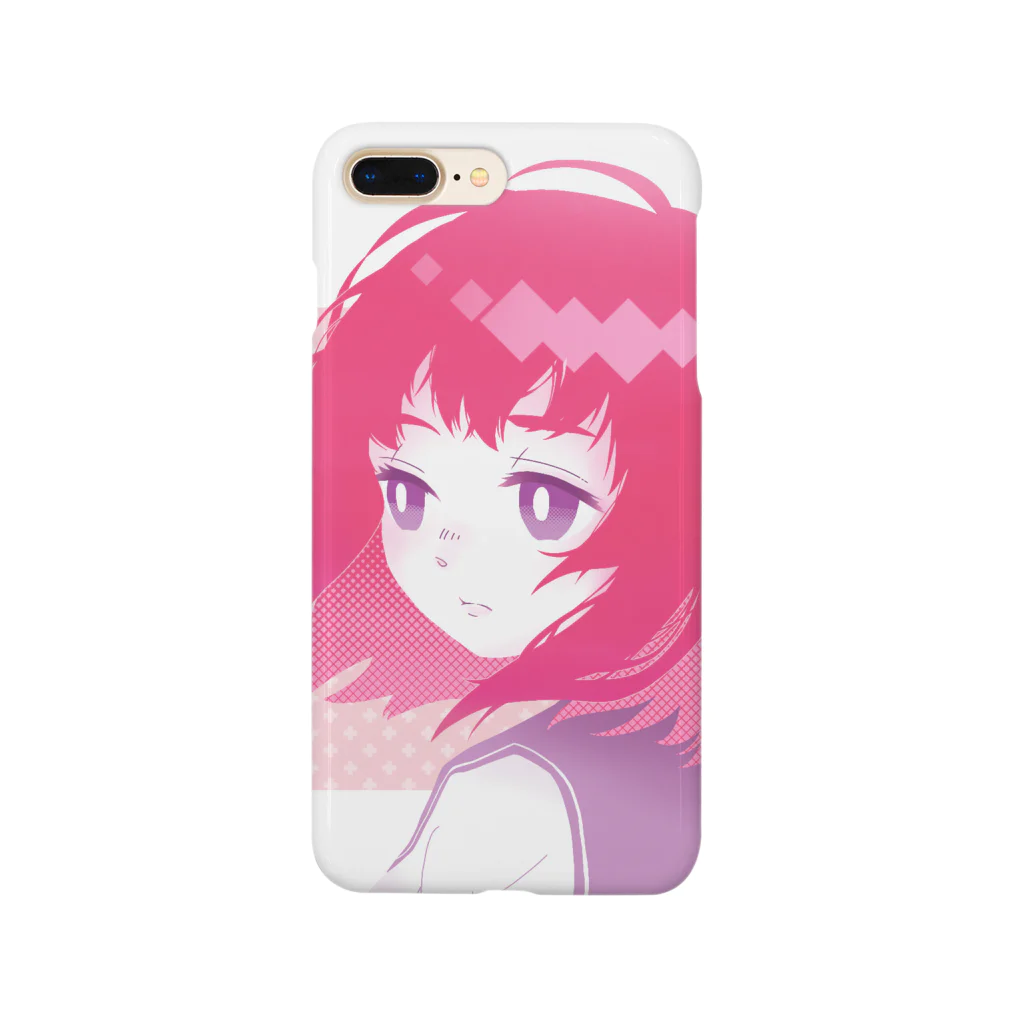 なずなずしょっぷのマゼンタガール Smartphone Case