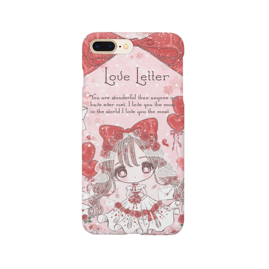 Okina dollのLoveletter Smartphone Case