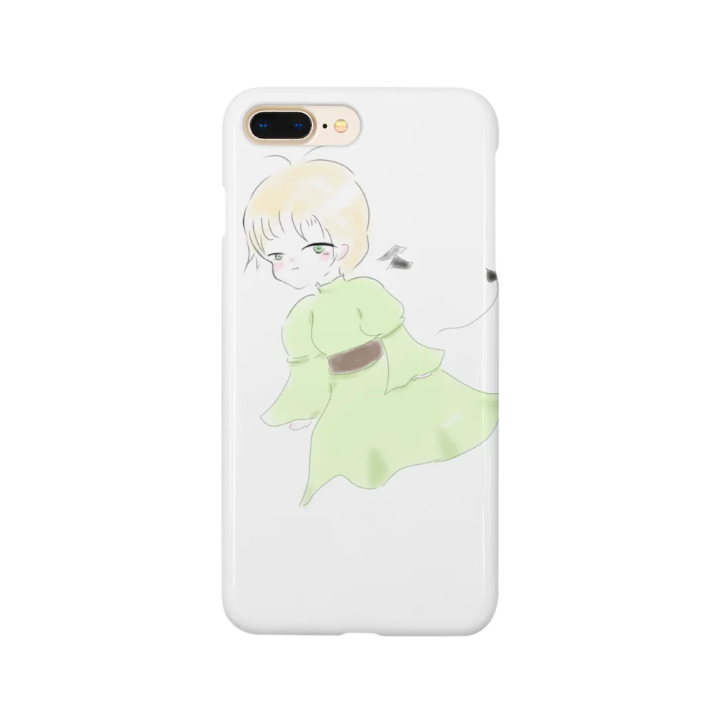 零まるのお絵描き屋さんのふんわり春の悪魔ちゃん Smartphone Case