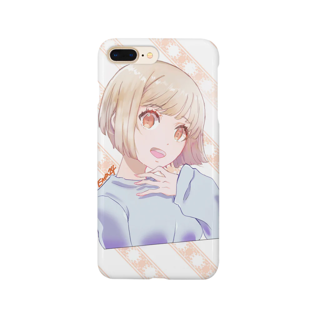 小鴨 藍凛の花菖蒲のボブ可愛ちゃん Smartphone Case