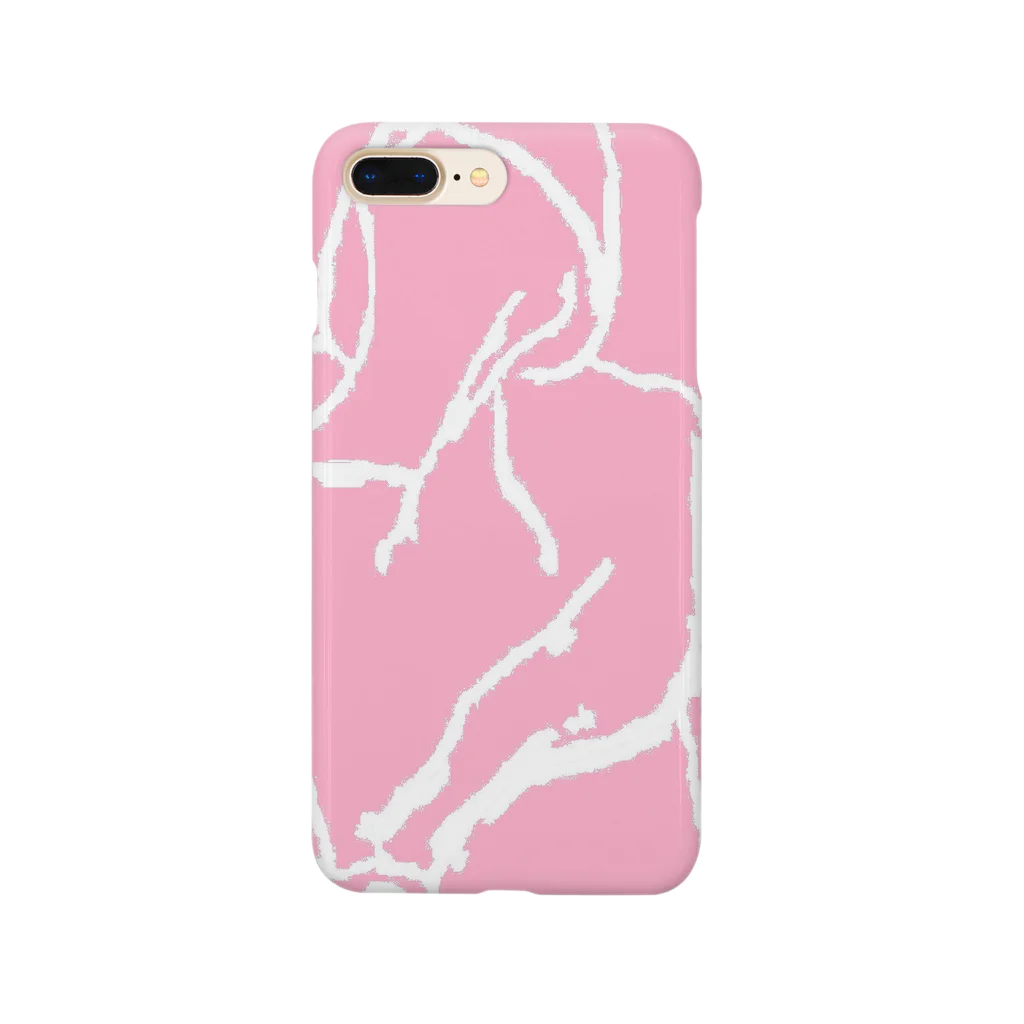 alligator frameのalligator frame (pink) Smartphone Case