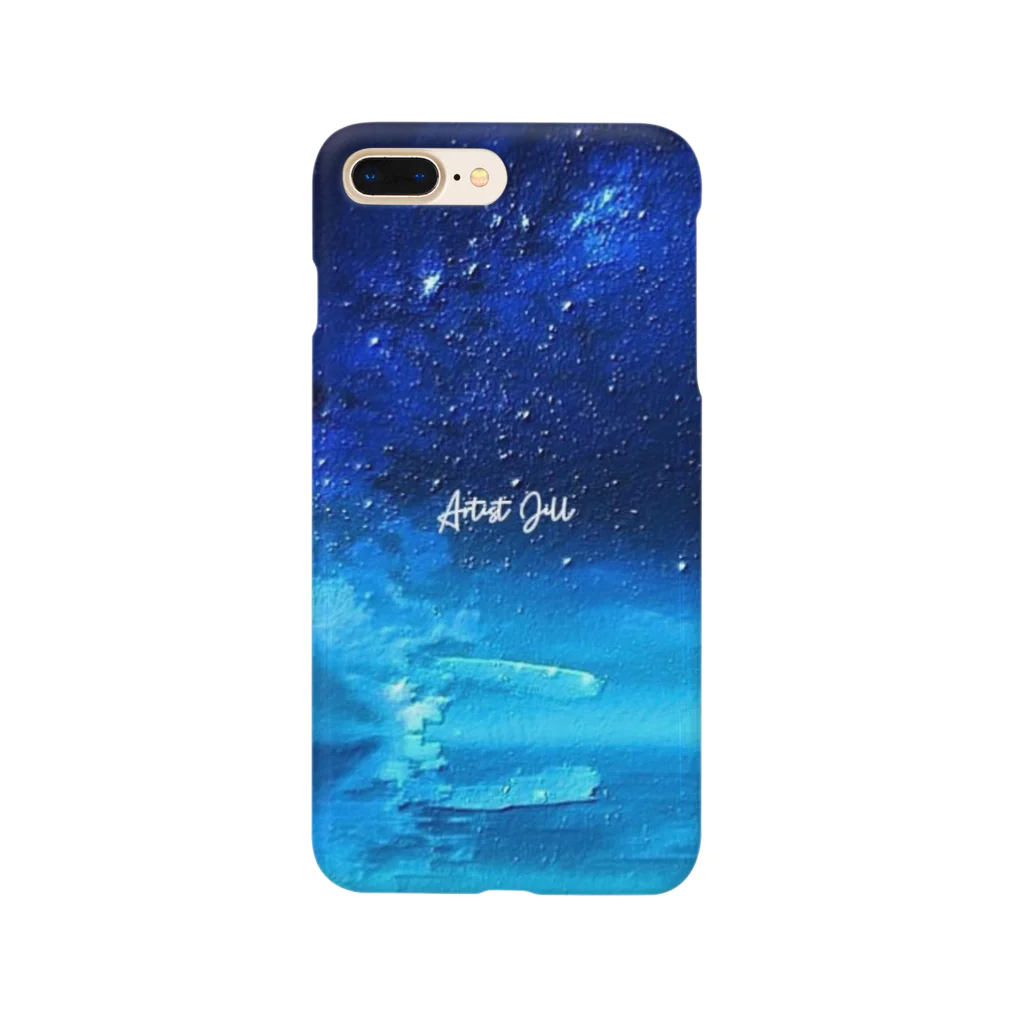 【ホラー専門店】ジルショップの幻想的な星空(縦Ver.) Smartphone Case