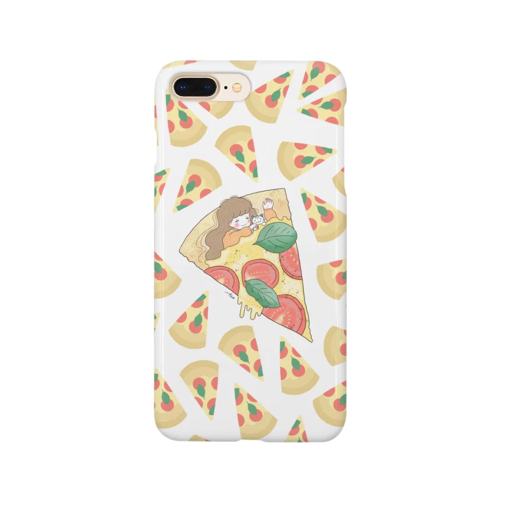 taco's SHOPのピザ Smartphone Case