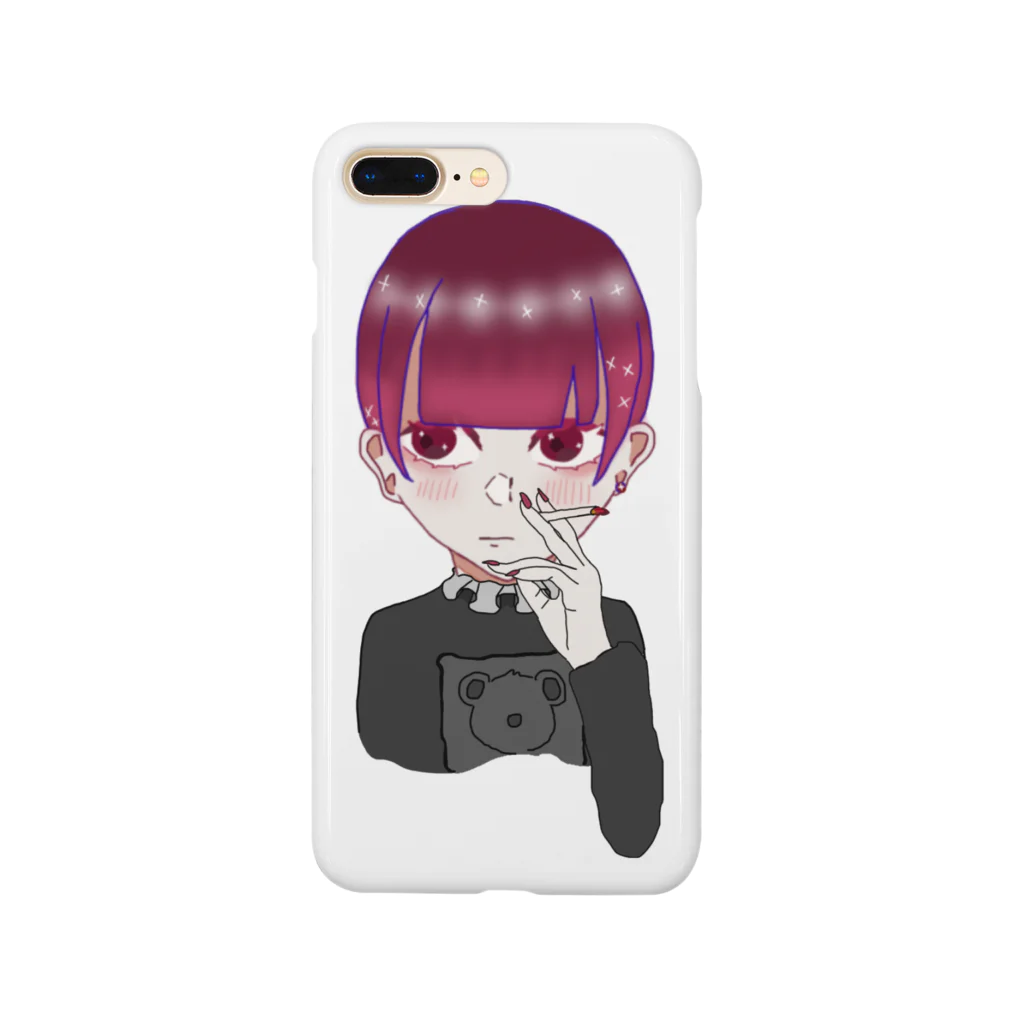 三毛猫販売店の地雷系女子ちゃん Smartphone Case