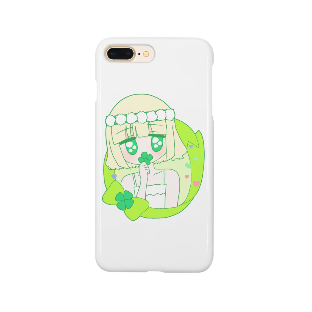 かわいいもののおみせ　いそぎんちゃくのクローバーちゃん🍀 Smartphone Case