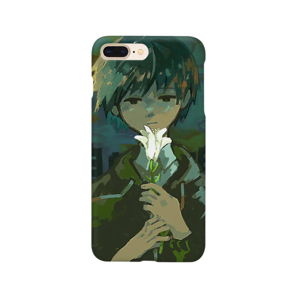 人喰雑貨商の【月葬】Madonna  Lilly Smartphone Case