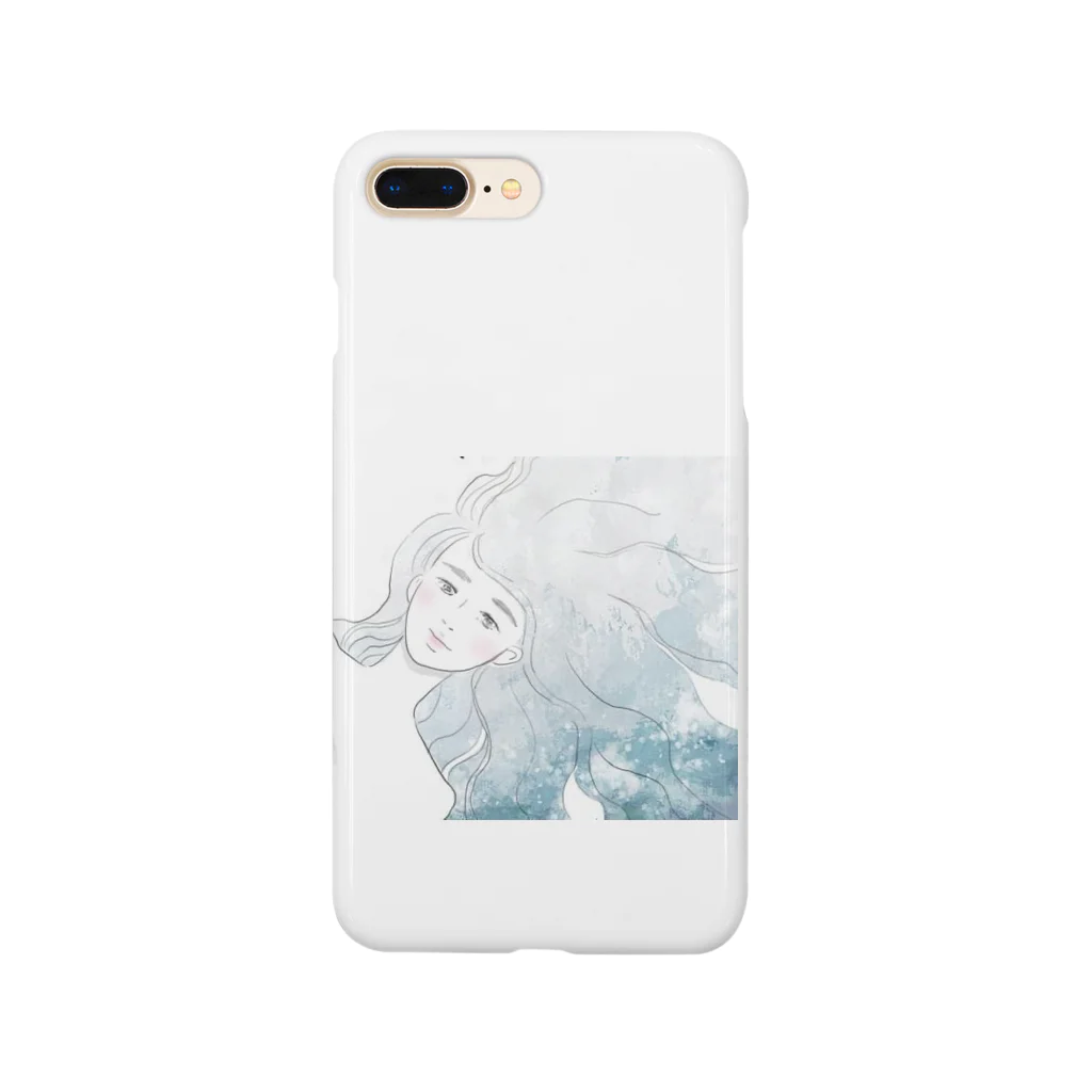 fuwariの水のような髪を持つ女の子 Smartphone Case