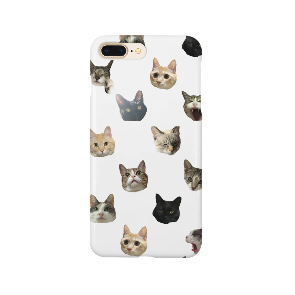 tritumの猫顔ドット Smartphone Case