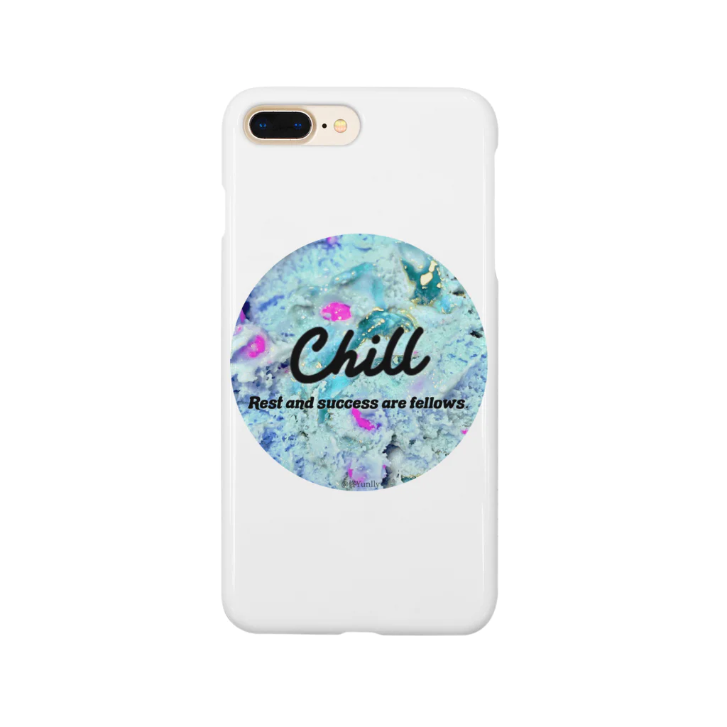 ┈︎ヒイラギ ┈︎のChill (mint, circle ver.) Smartphone Case