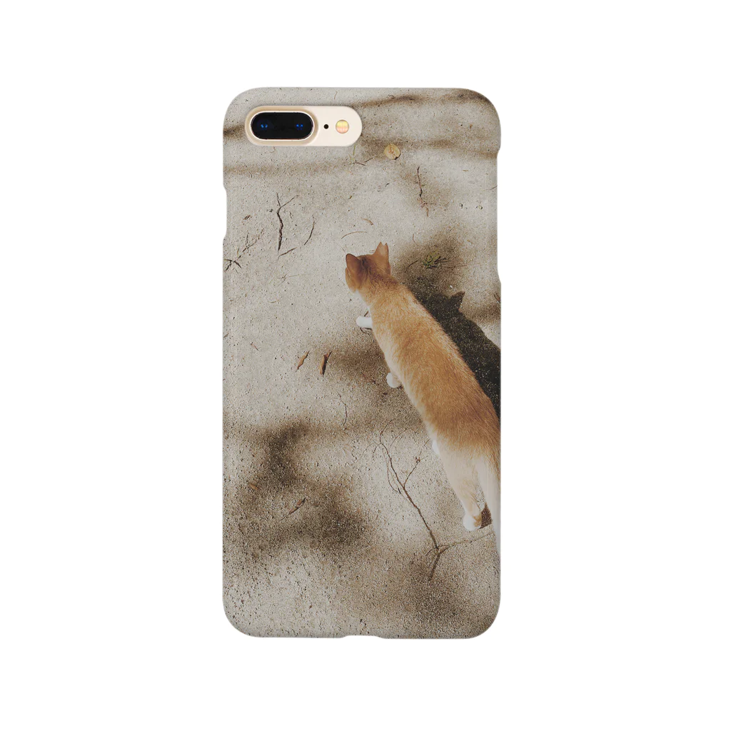 さんぽ。のかげの中の猫 Smartphone Case