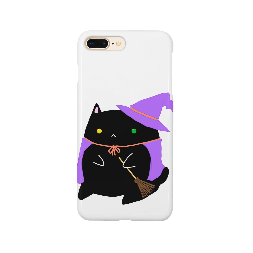 くろねこClochetteの魔女くろねこ スマホケース