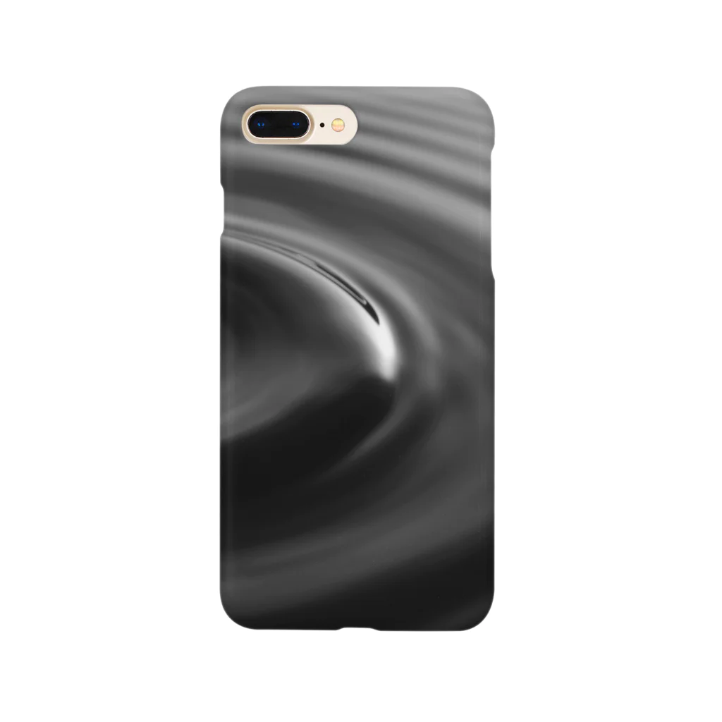 smartphone_PublicDoのRipples, ​black liquid. Smartphone Case