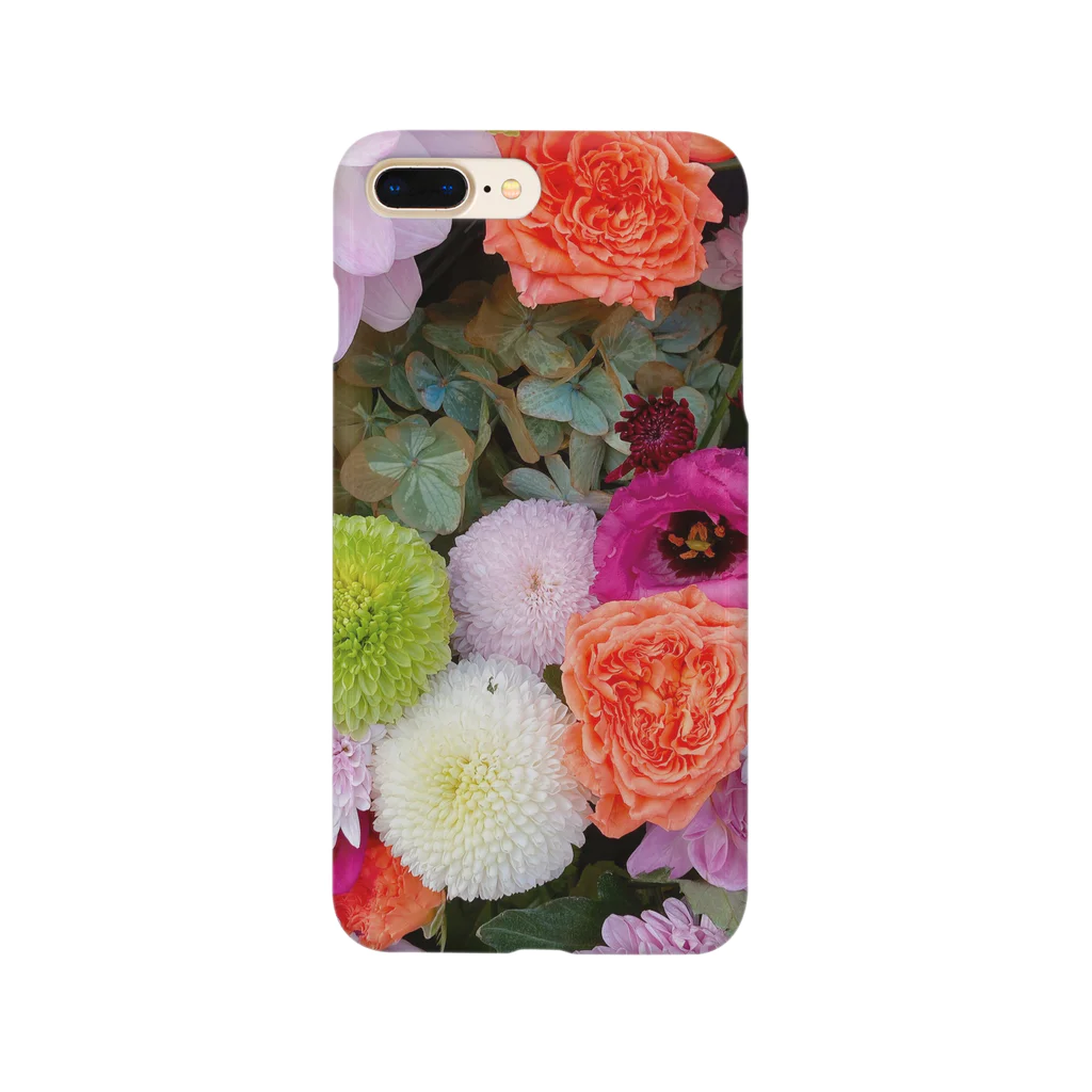 🐋最果てのおりん🥀🦭のvivid flower Smartphone Case