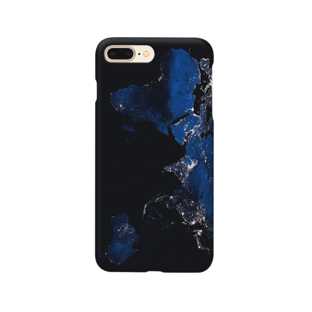 smartphone_PublicDoのEastern hemisphere at night Smartphone Case