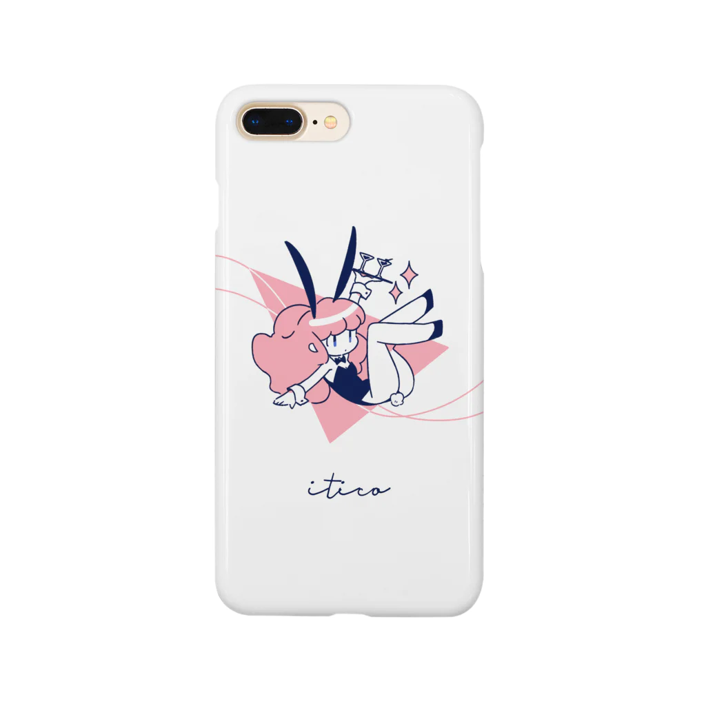 いーちこショップのバニーピンク▼ Smartphone Case