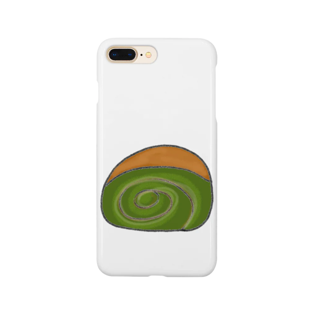 MOO☆スイーツの甘党のための抹茶ロールケーキ Smartphone Case