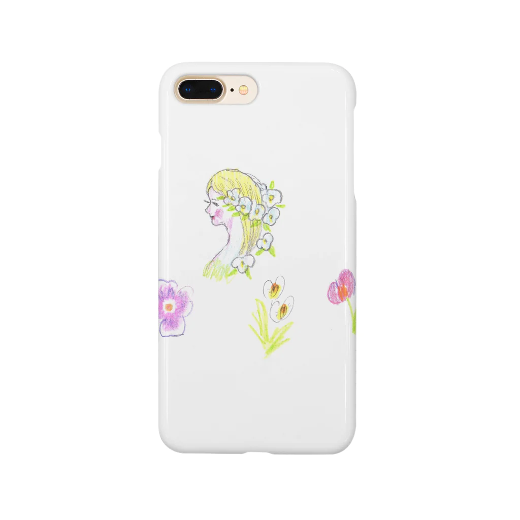 お花のクローゼットのはなかんむりの春 Smartphone Case