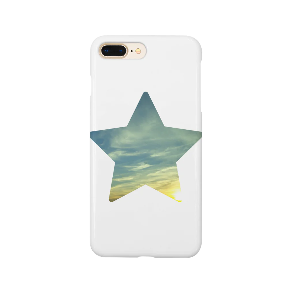 WINDOWの朝の星空 Smartphone Case