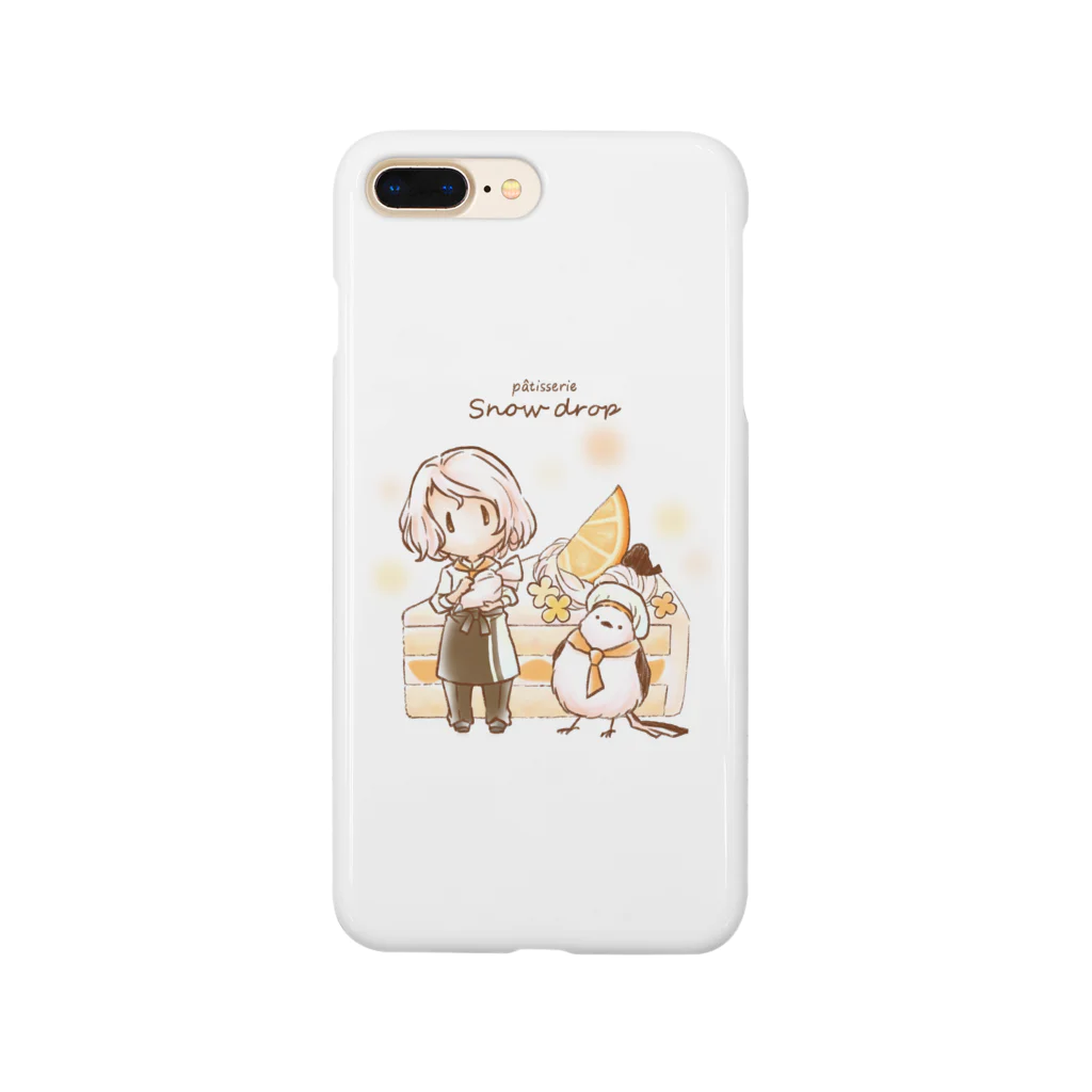 ちゅん丸堂のパティシエ・シマエナガ Smartphone Case