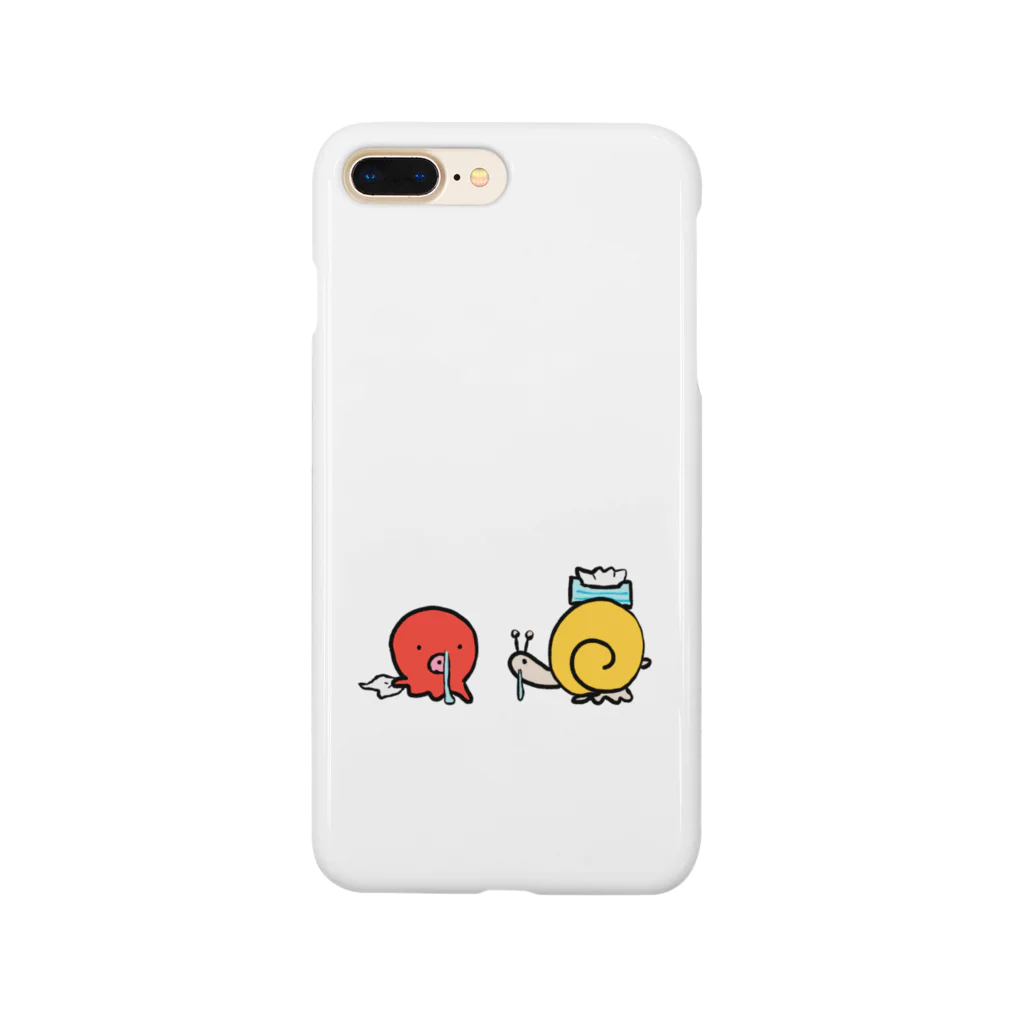 タコのいえのカタツムリとタコ Smartphone Case