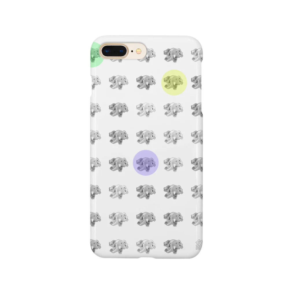 動物が好きなお絵描きさんのぞうくんシリーズ‎(´-ᴗ-⸝⸝ก)癒しのぞうさん Smartphone Case