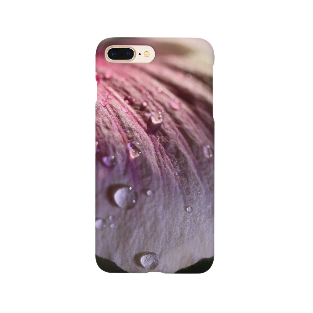 CNU Official ShopのiPhone 6s/6 Smartphone Case Waterdrop on Hibiscus Design スマホケース