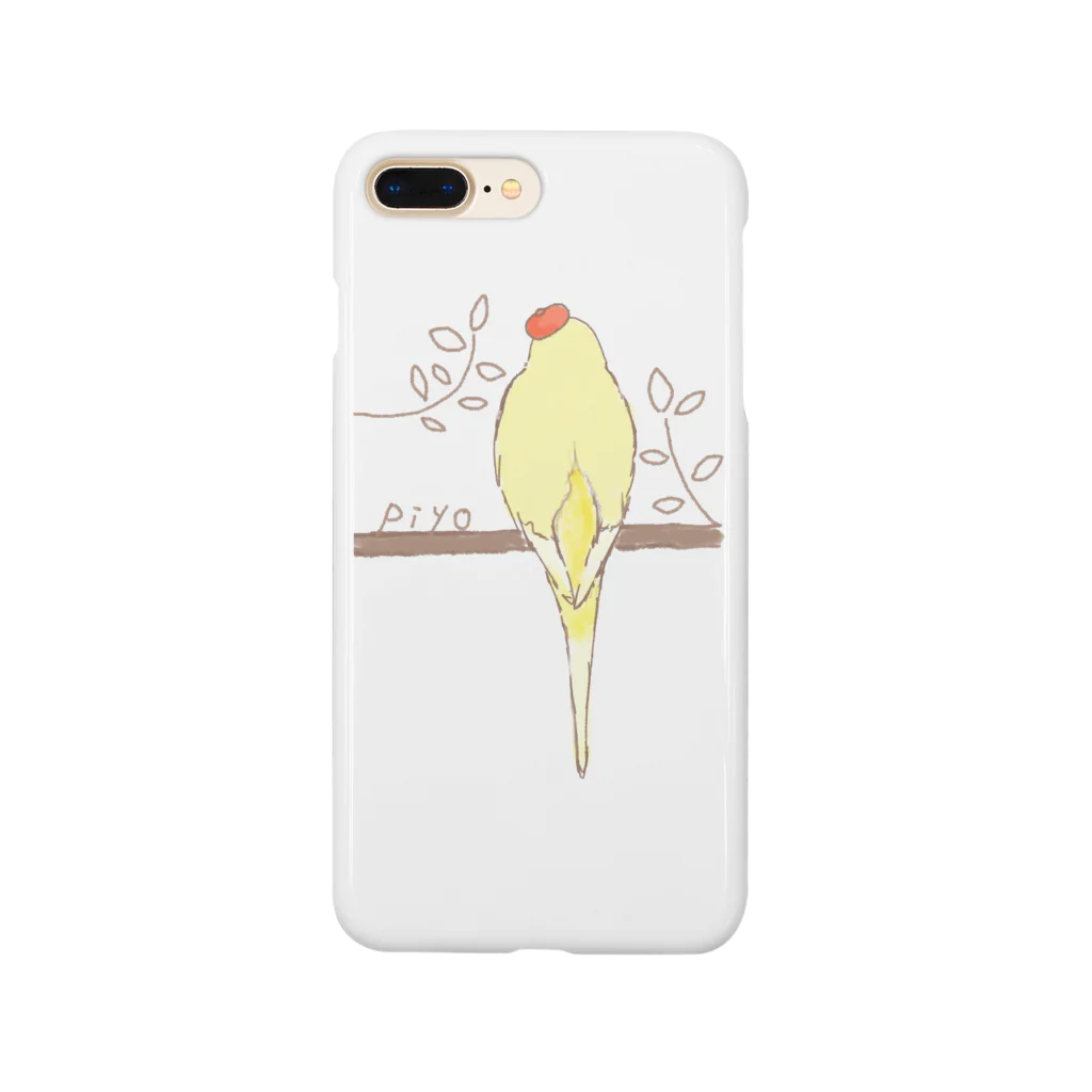 小鳥のほっぺのバックスタイルピヨちゃん Smartphone Case