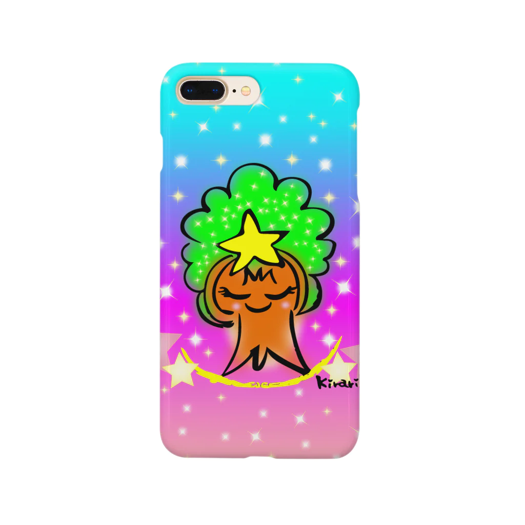 Happyアーティスト綺羅利☆キラリ☆ の虹色もくもくモックン Smartphone Case