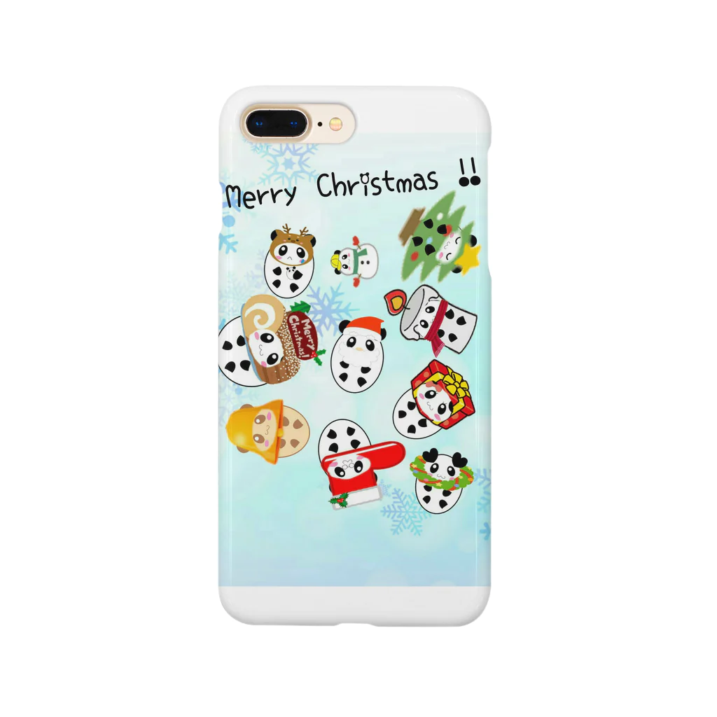 YmMy_shopのぱんたま♡　クリスマスver Smartphone Case