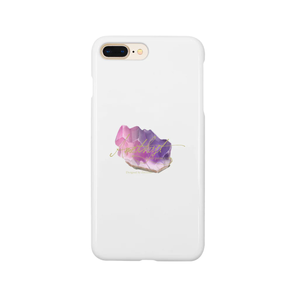 In Luxuryのアメジスト Smartphone Case