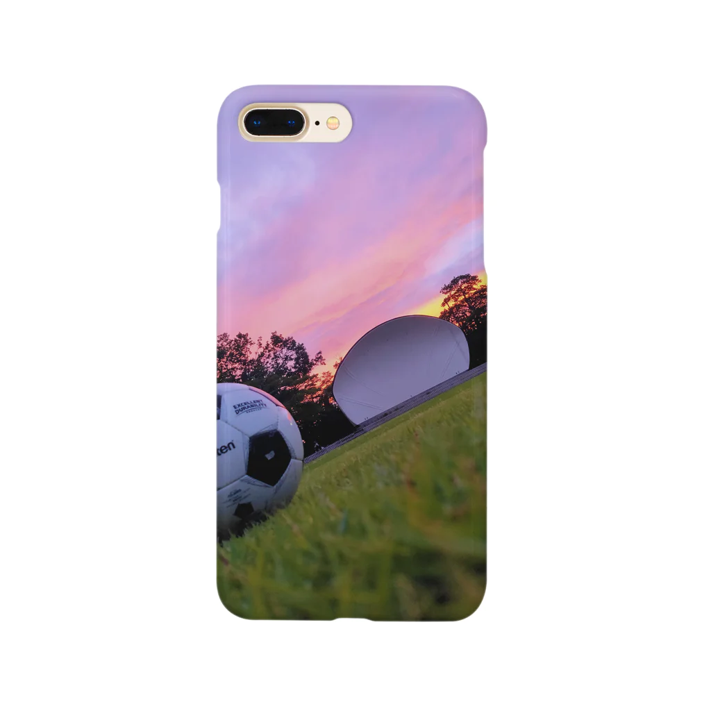 SASUKEの夕焼けとサッカーボール Smartphone Case