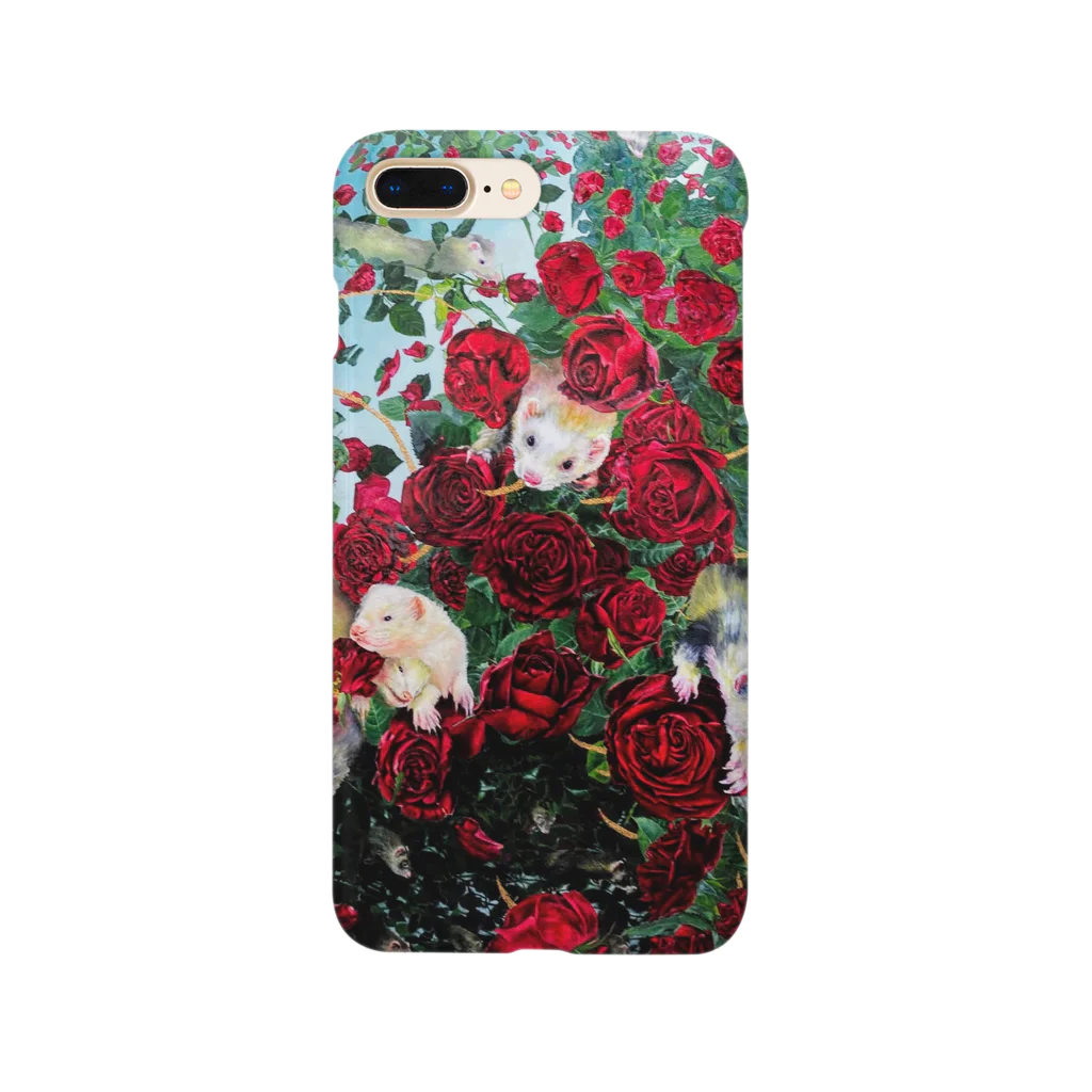 堀之内KMC久美子の薔薇の木とフェレット Smartphone Case