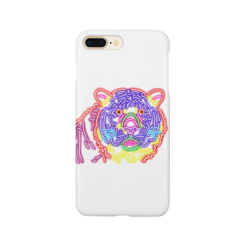 yumaruartのネオンたいがー！ Smartphone Case