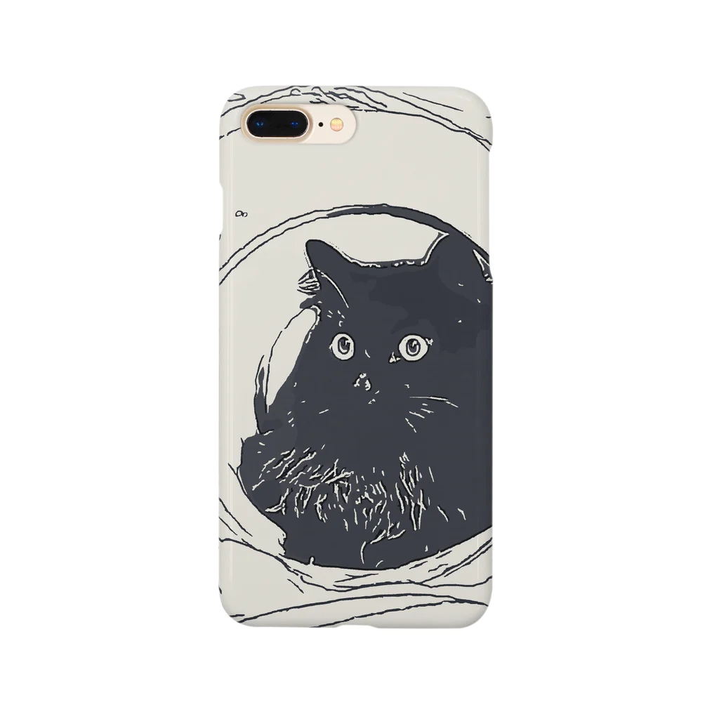 スケキヨ🐾の黒猫のジジくん　シリーズ1 Smartphone Case