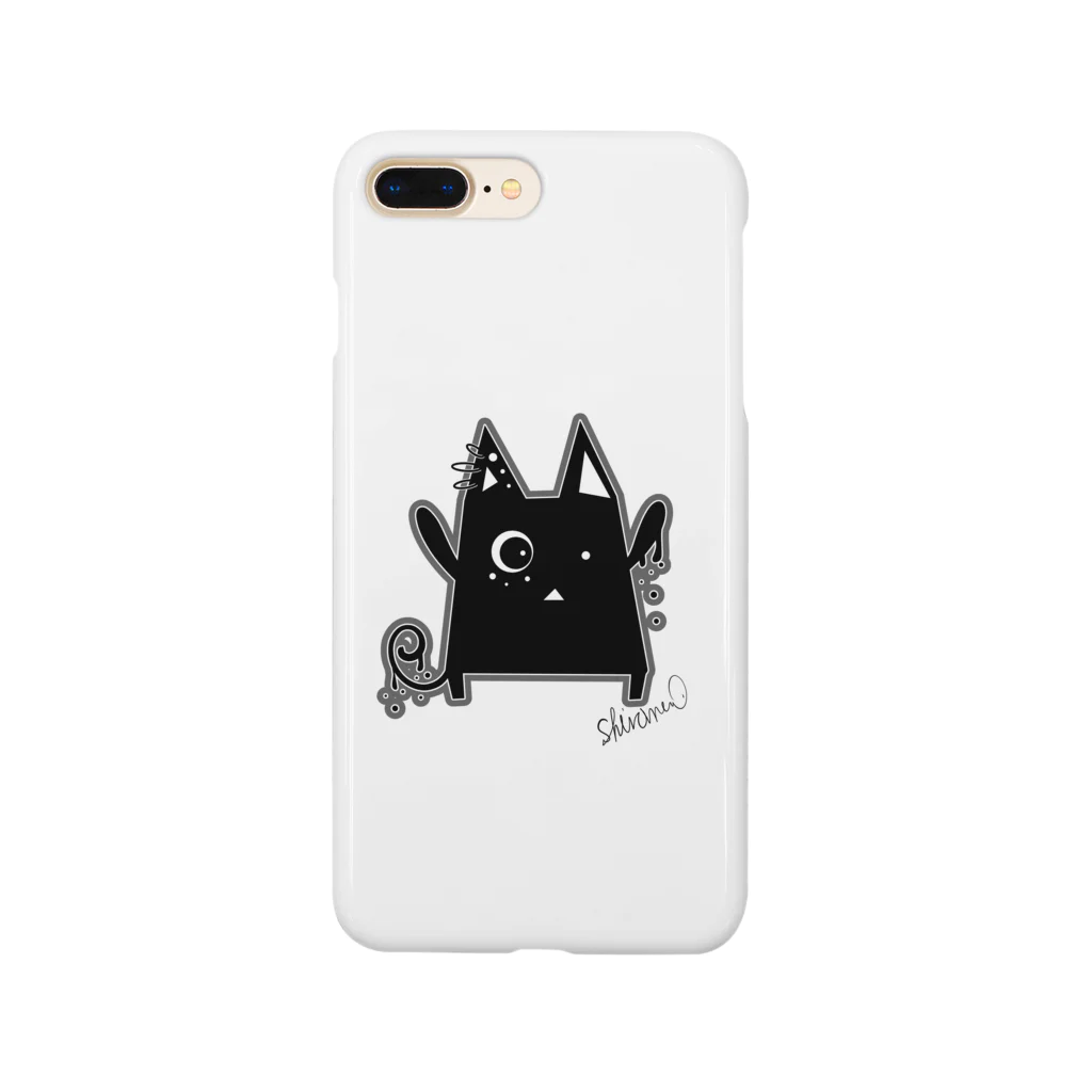 【公式】shiromaro-art-creativeのsquare　cat スマホケース