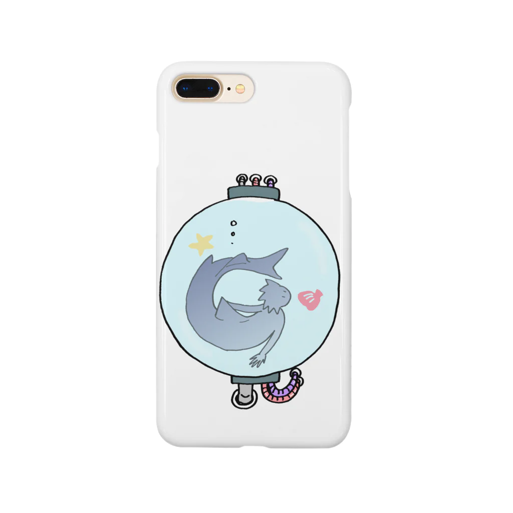 杜の魚のカプセル人魚（泳） Smartphone Case