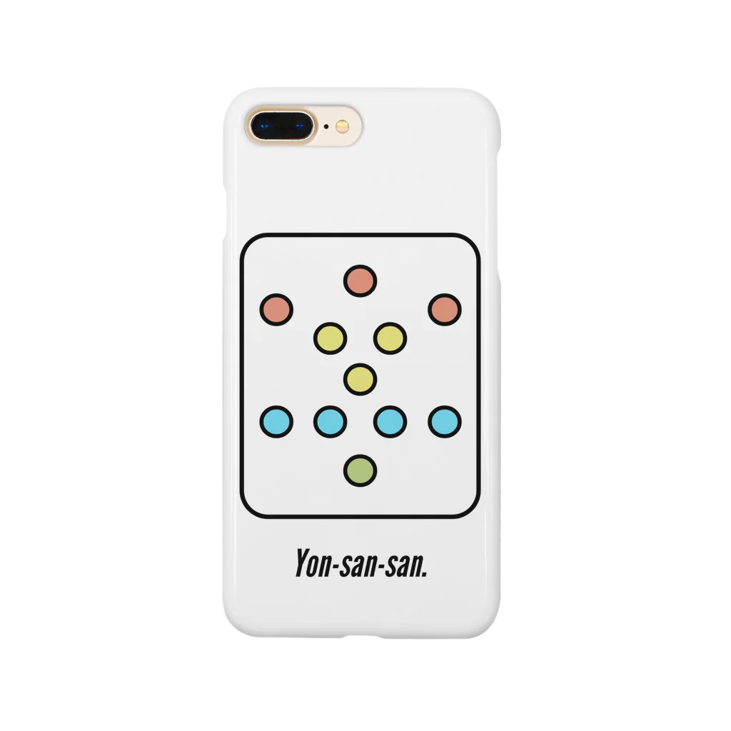 丸顔製作所。の4-3-3（カラー） Smartphone Case