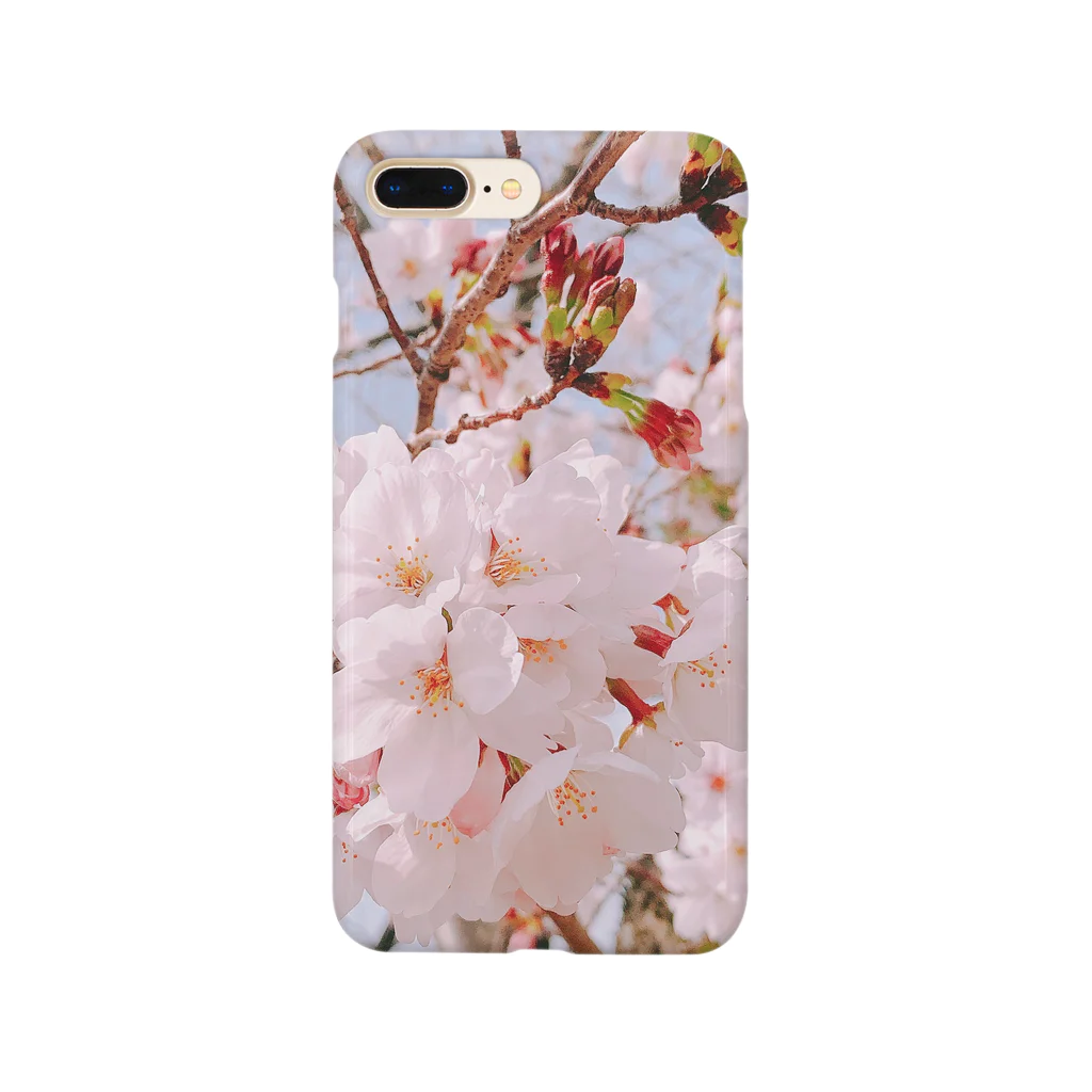 さくらもちの桜のスマホケース Smartphone Case