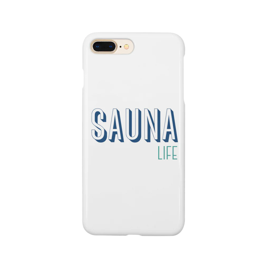 SNOW LIFE JOURNEYのSAUNA LIFE サウナライフ。 スマホケース