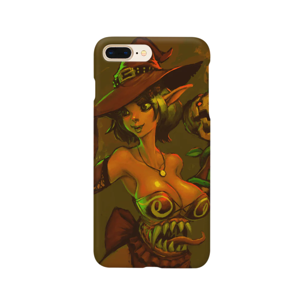 2.5Dのハロウィンウィッチブラウン Smartphone Case