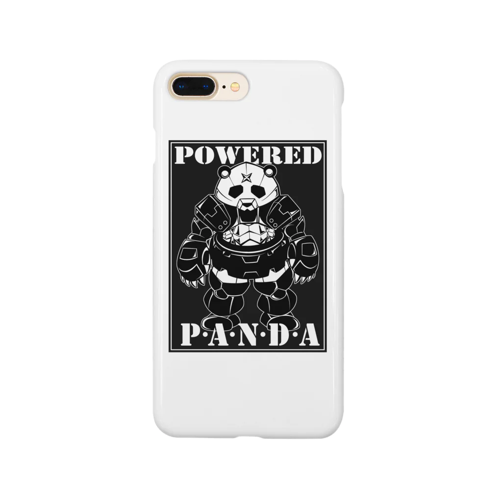 やすなま屋のPOWERED PANDA スマホケース