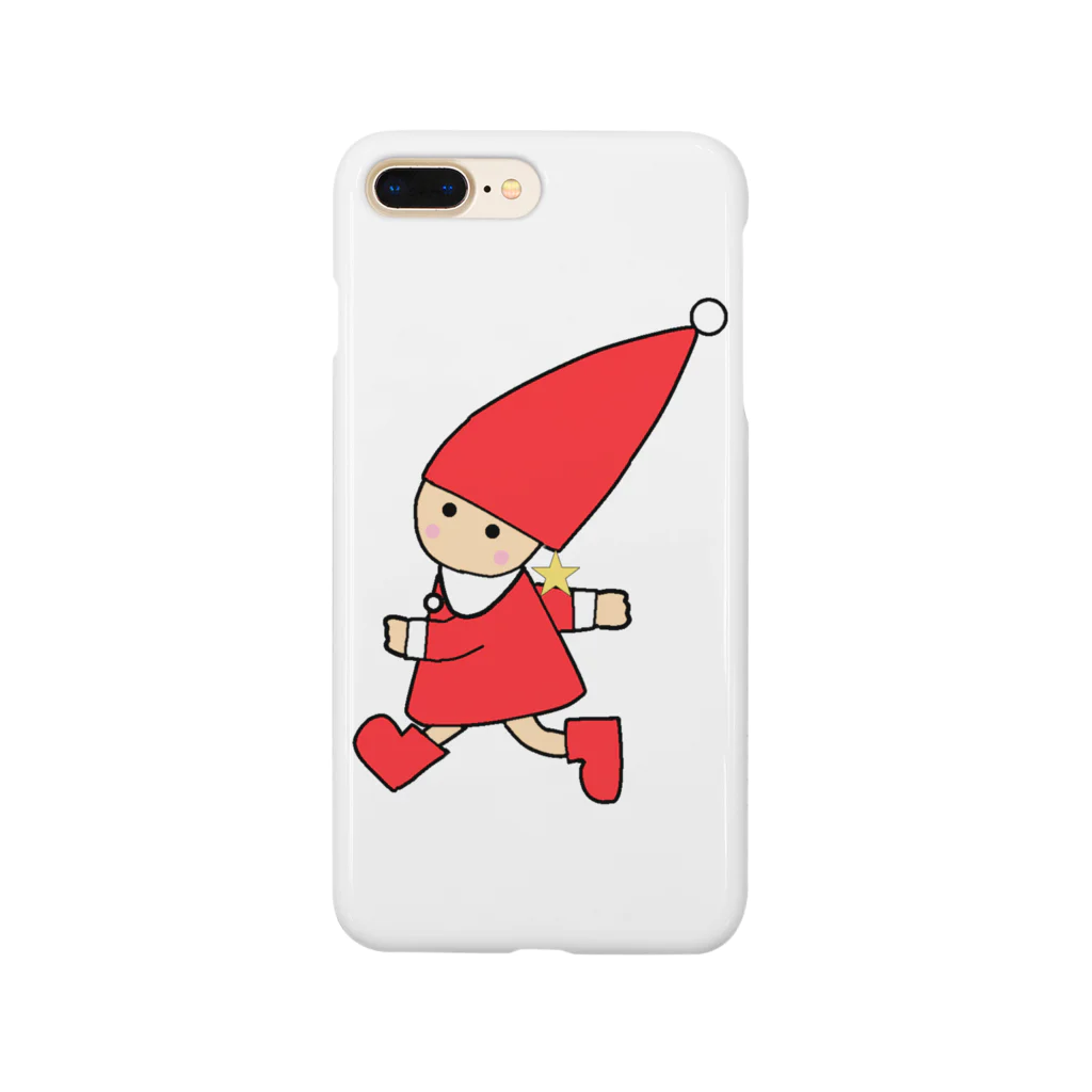 たま屋の赤い帽子ののえるちゃん  走る Smartphone Case