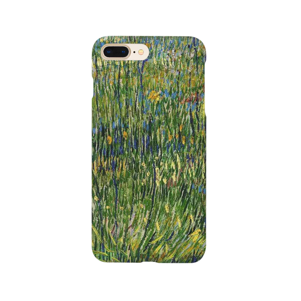 Art Baseのフィンセント・ファン・ゴッホ　《草地》 Smartphone Case