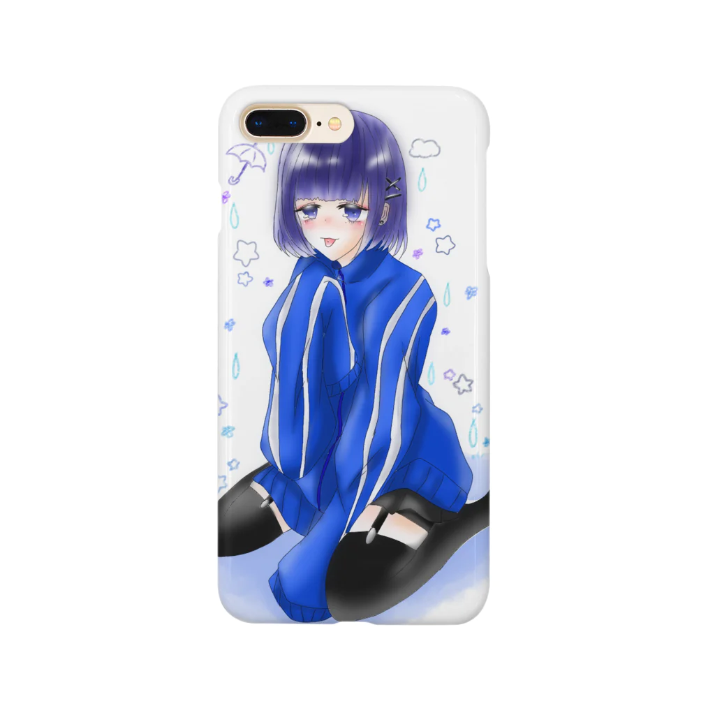 AQUAの涙の雨と星 地雷女子 Smartphone Case