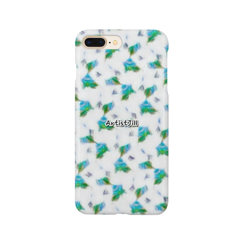 【ホラー専門店】ジルショップの絵画風さわやかグリーン Smartphone Case